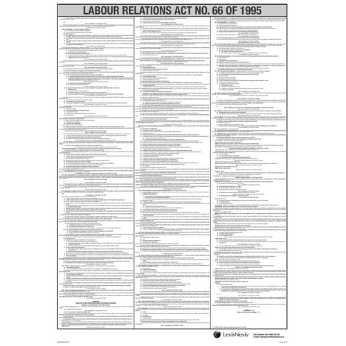 Labour relations Act A1 poster (A set of two posters)