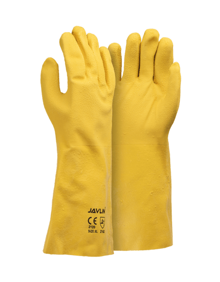 Triple Dipped Heavy Weight Latex Gauntlet Gloves – 40cm