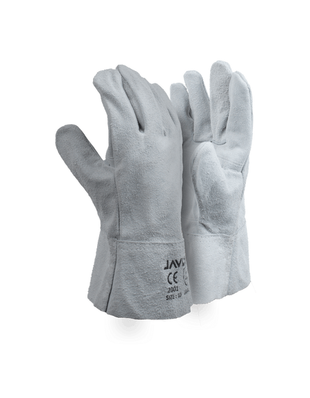 Chrome Leather Double Palm Gloves – 6cm Cuff