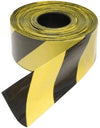 Black and yellow Barricade tape 75mm x 500M