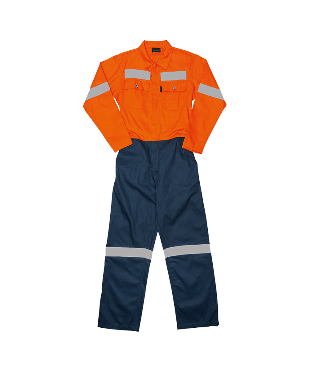 J54 Reflective Two Tone Boiler Suit - Javlin