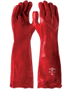 PVC Red Gloves (40cm Length)