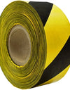 Black and yellow Barricade tape 75mm x 500M