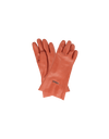 PVC Mediumweight Red/Brown Elbow Length Gloves – 40cm