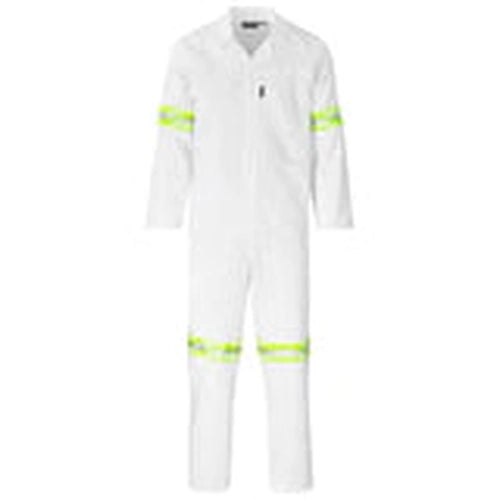 Polycotton worksuits with reflective tape - Assorted Colours