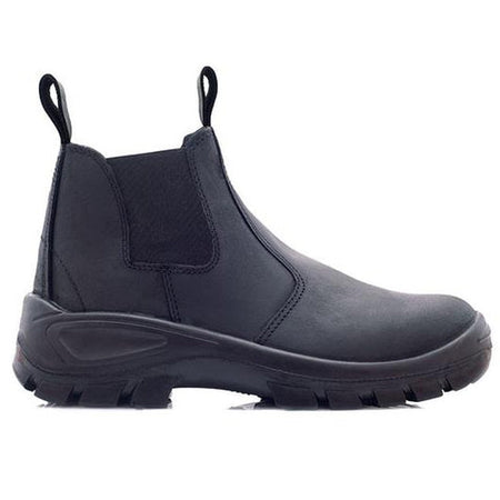 Bova Chelsea black Slip-on Safety Boots STC