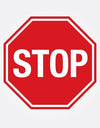 "STOP" Road Traffic sign for roads