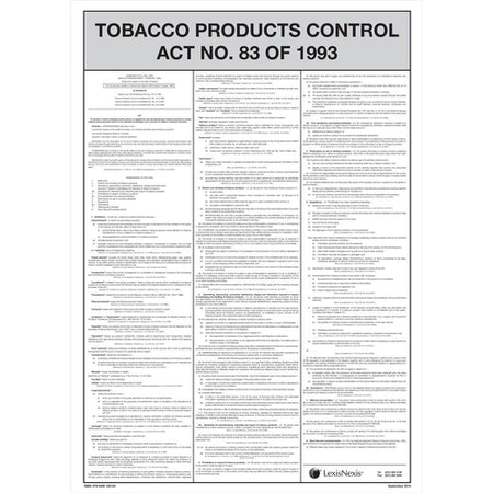 Tobacco products control Act Poster