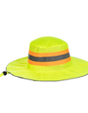 Brimmed Hats with Reflective Tape