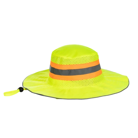 Brimmed Hats with Reflective Tape