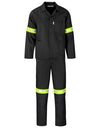 Assorted Colours Polycotton Conti suits Work suits 2-piece with reflective tape R225 (Up to size 44)