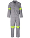 Assorted Colours Polycotton Conti suits Work suits 2-piece with reflective tape R225 (Up to size 44)