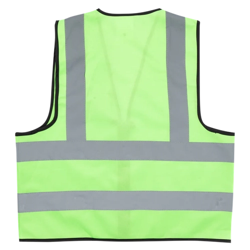 Reflective Vest with Zip and ID Pouch Contractor Vest