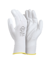 White Liner Gloves PU Coated - Javlin