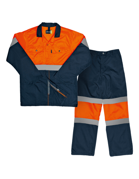 Javlin Hi-Vis Two Tone Conti Suit SABS Specification