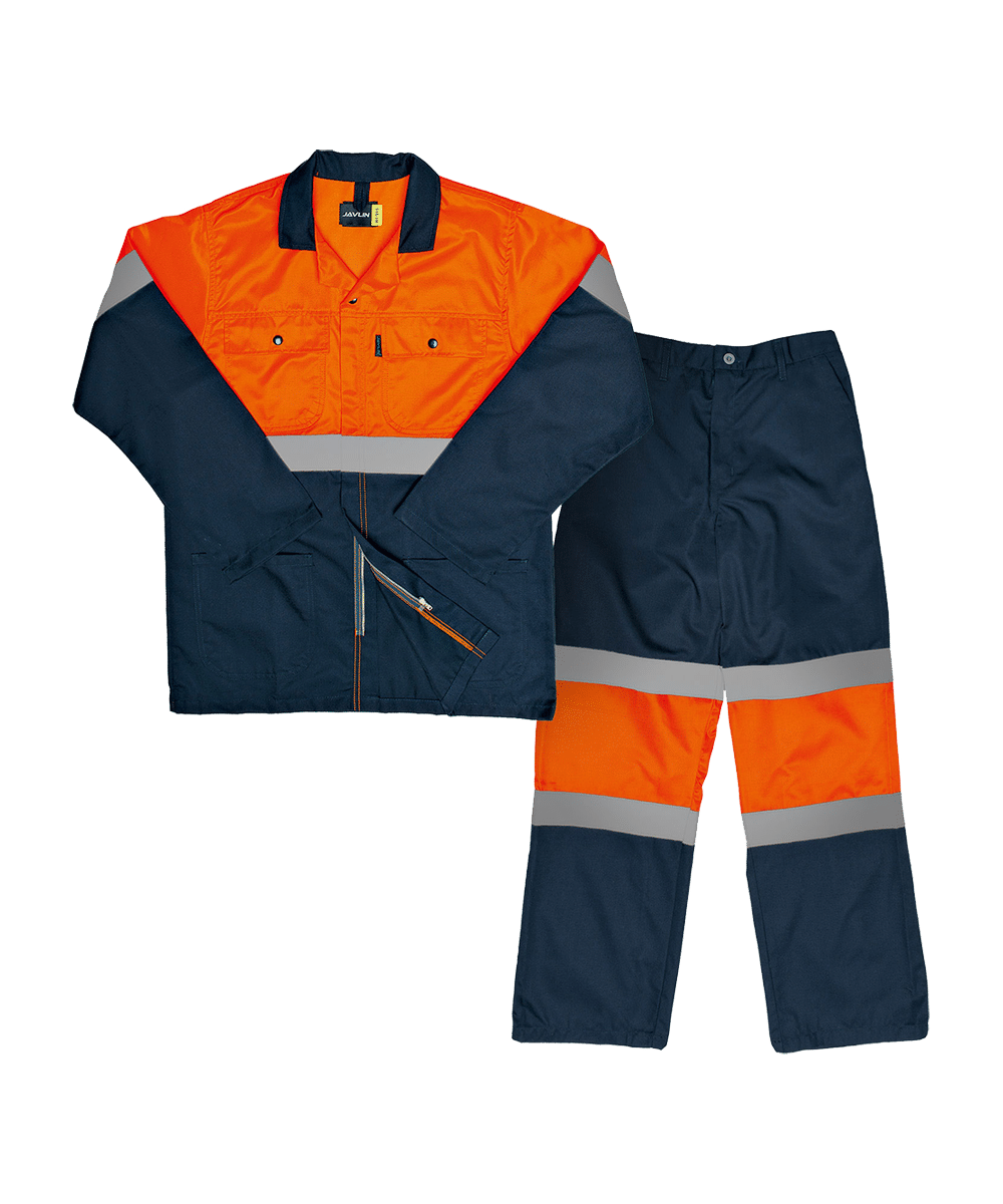 Javlin Hi-Vis Two Tone Conti Suit SABS Specification
