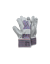 Standard Chrome Leather Candy Stripe Gloves - Javlin