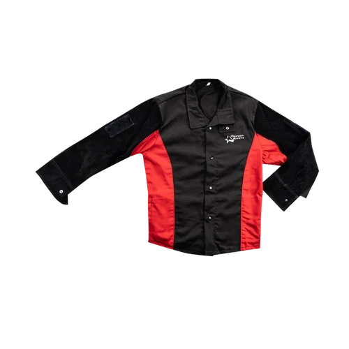 Pioneer Tough Black/Red Welders Jacket