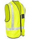 Airport vest Hi-Viz Reflective - with Zip and ID pouch