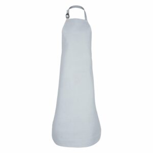 Chrome Leather Apron with Plastic Buckles