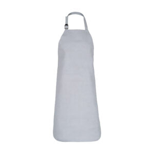 Chrome Leather Apron with Metal Buckles