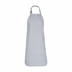 Chrome Leather Apron with Metal Buckles