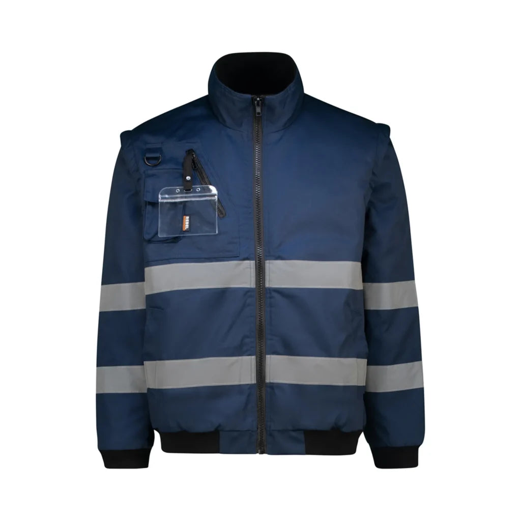REBEL Thermoskin Bunny Jacket – High Visibility Reflective Work Jacket
