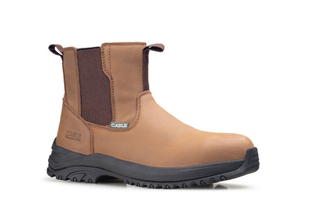 Cable Silver Chelsea Boot