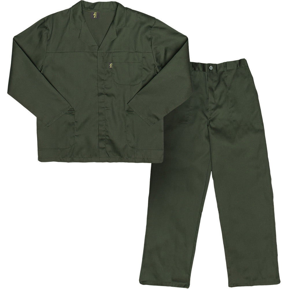 Javlin Paramount Cedar Green Acid Resistant Polycotton 80/20 Contisuit (2-Piece)