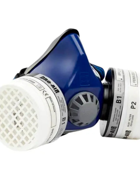 Dromex Reusable PVC Twin Half Mask (Without cartridges)