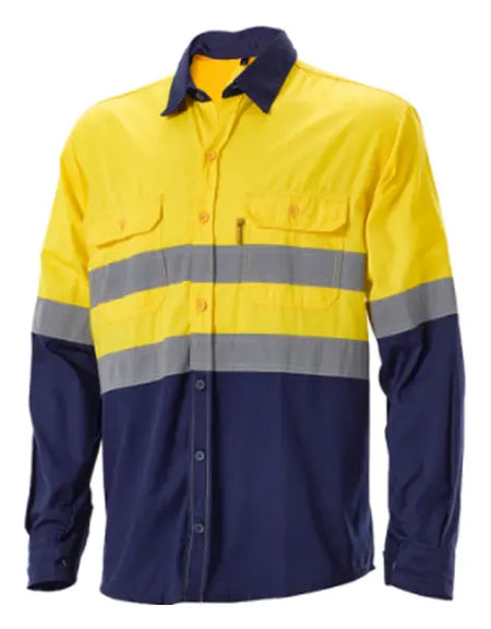 Dromex Reflective Shirt EVOTECH 65/35 Hi-Vis Shirt - Mining Shirt