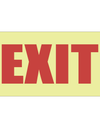 Photoluminescent exit safety sign SABS - E6