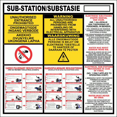 Electrical Sub-Station Sign