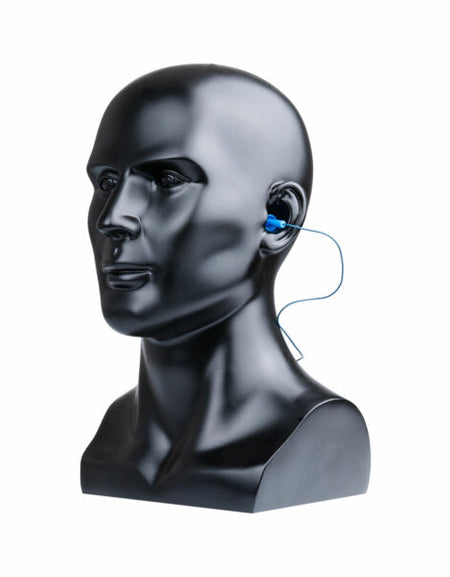 REBEL Ear Gear Reusable Metal Detectable Corded Earplugs (Box of 100)