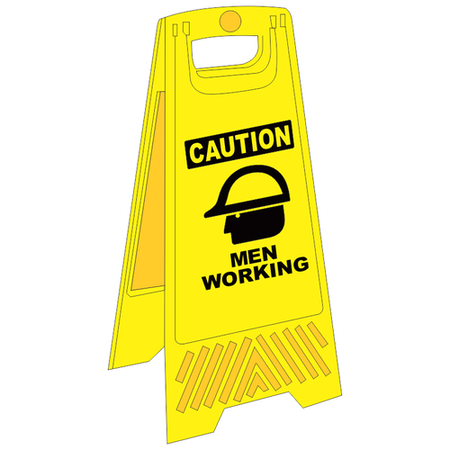 Men Working A-Frame Floor Stand - FS10