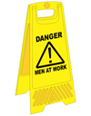 Danger Men At Work A-Frame Floor Stand - FS 14