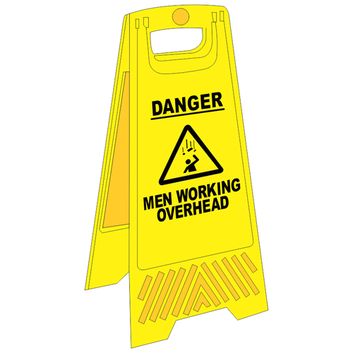 Men Working Overhead A-Frame Floor Stand - FS 15