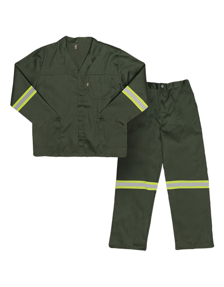 Acid Resistant Contisuit worksuit Paramount Javlin with Reflective tape