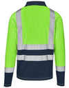 Two Tone Hi-Vis Golf Shirt - Long Sleeve