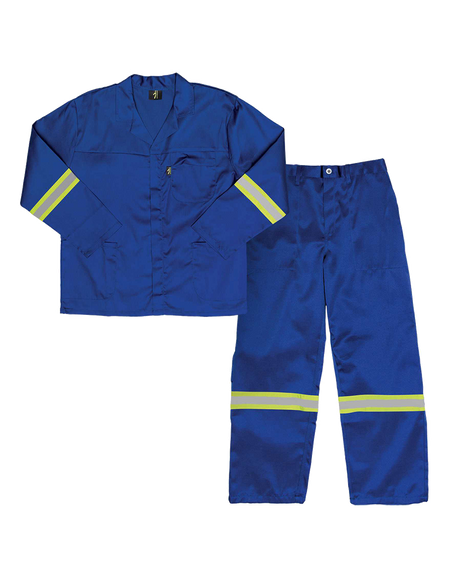 100% Cotton J54 Paramount Javlin worksuit Contisuit with reflective tape.