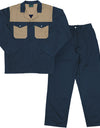 Two - tone Conti suit Navy Blue