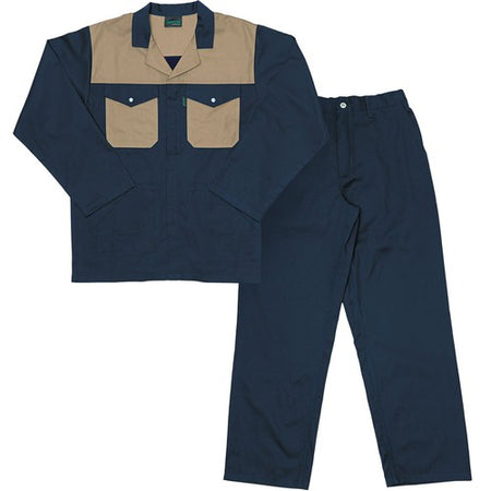 Two - tone Conti suit Navy Blue