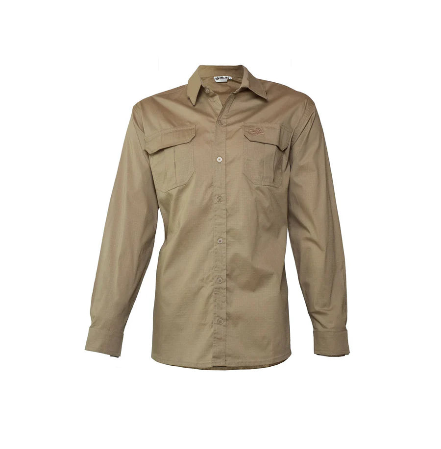 Mens Safari Country Shirt Long Sleeve