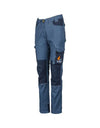 REBEL Ladies Tech Gear Acid Flame Trousers Airforce Blue