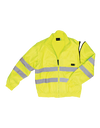 Hi-Vis Fleece Lined Bomber Jacket - Detachable sleeves - Javlin