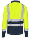 Two Tone Hi-Vis Golf Shirt - Long Sleeve