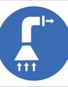 Air extraction required sign SABS - MV13