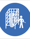 Safety cage sign SABS - MV16