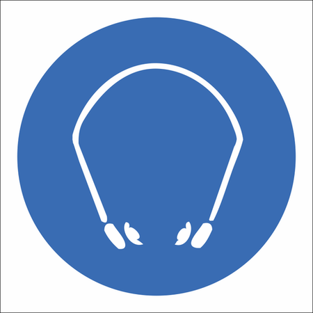 Hearing protection must be worn sign SABS - MV19