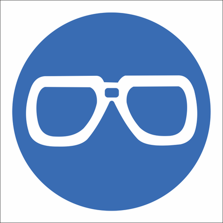 Eye protection sign SABS - MV1